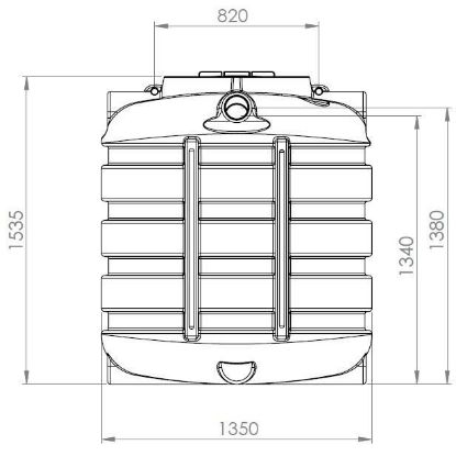 Image de Regenwaterput  En Septische Put 1500l budget