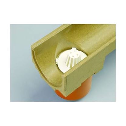 Image de ACO Geurafsluiter + bladvanger voor goot (2-delig)