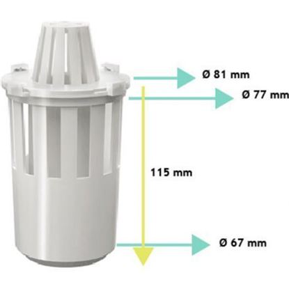 Image de ACO Geurafsluiter + bladvanger voor goot (2-delig)