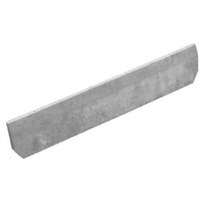 Afbeeldingen van Boordsteen Beton fijne bovenzijde 100x20x1-3 cm