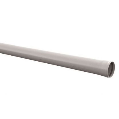 Image de PVC Buis grijs  3.9 + rubber MOF SN2 3m Ø200