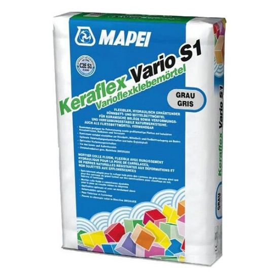 Image de Mapei Keraflex Vario S1 tegellijm grijs 25kg