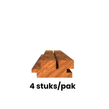 Image de Thermowood Godo Frake 1550x70x34 mm