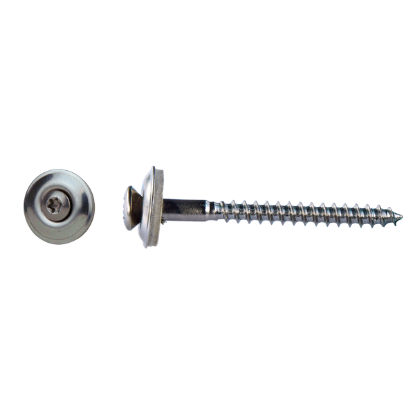 Image de Houtschroef Inox A2 + EPDM ring 4.50x80 Torx 50st