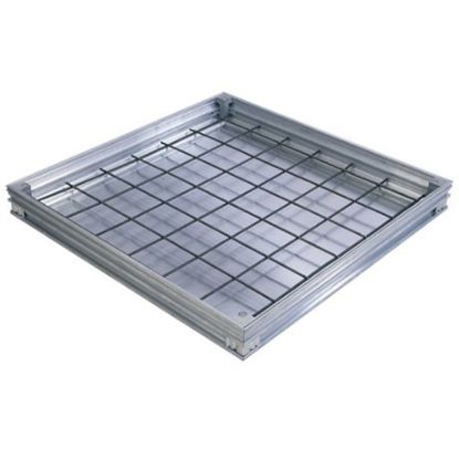 Image de Alucover tegeldeksel gas-& waterdicht 80x80 kadermaat 70x70 Putmaat